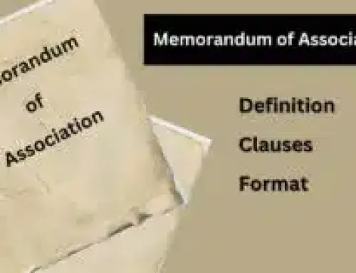 Learn all about Memorandum of Association – The 5 Clauses
