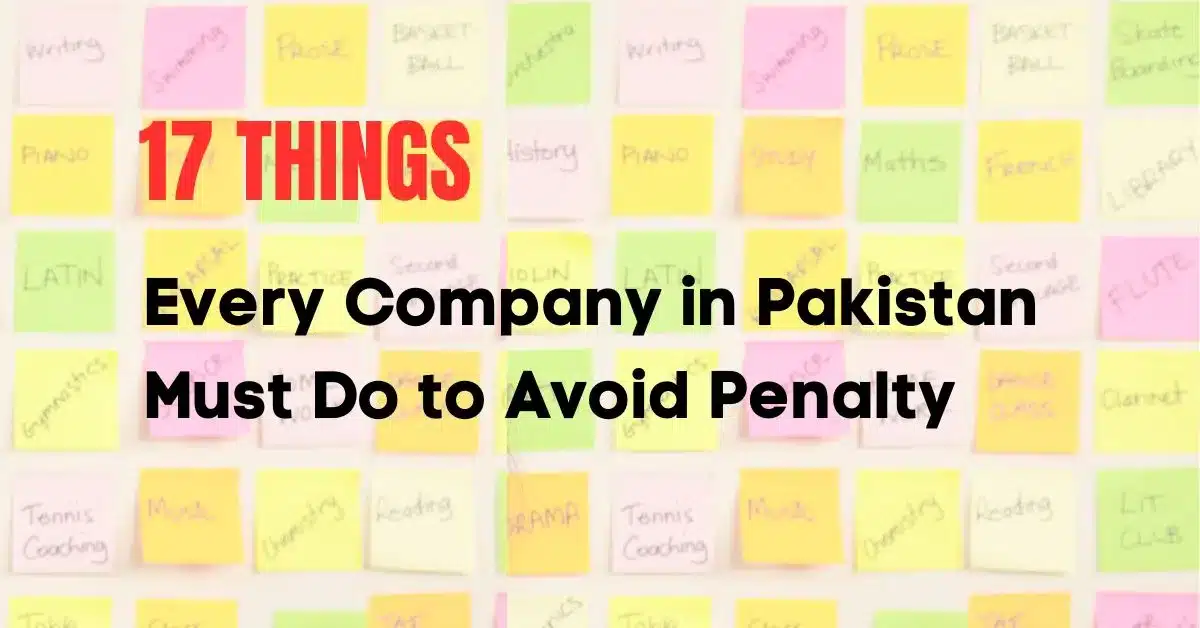 company compliance in pakistan
