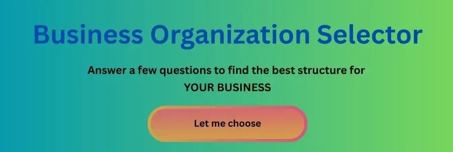 Business organization selector